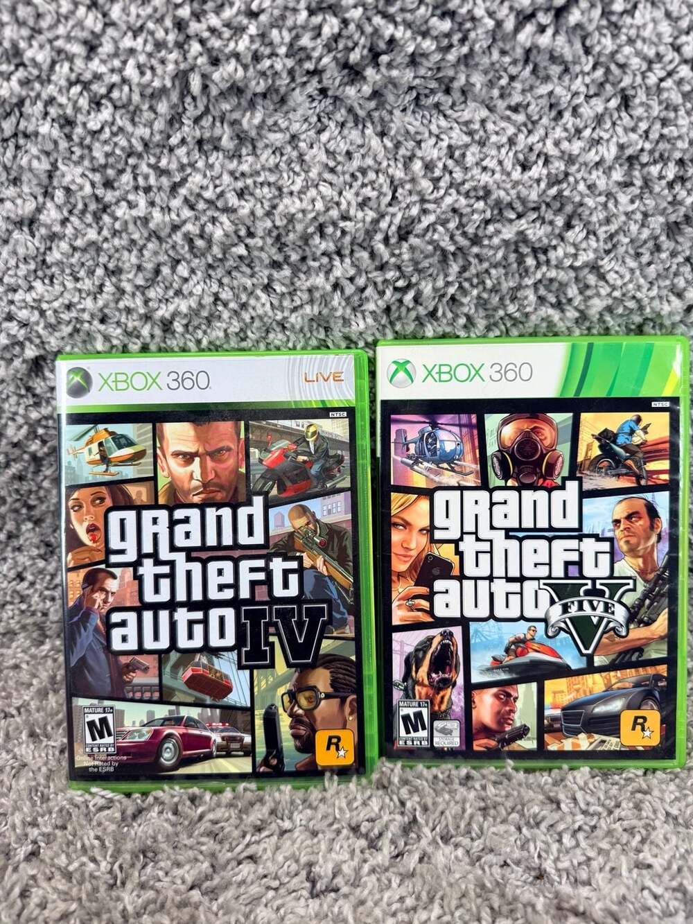 Grand Theft Auto IV and Grand Theft Auto V for Xbox 360 Bundle